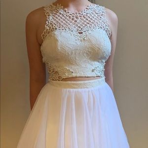 Two piece cocktail dress